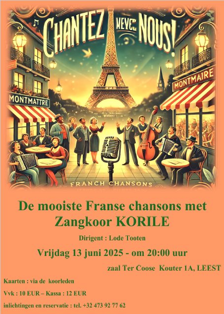 Franse Chanson Zomer
              2025